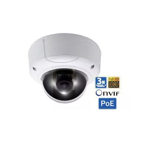 IP камера SNR-CI-DD3.0 купольная 3Мп, 3.3-12мм, PoE, вандалозащищенная (повреждена упаковка)